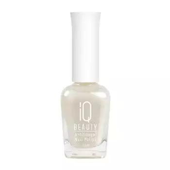 IQ BEAUTY 03 лак для ногтей для защиты от грибка с активатором роста с тербинафином, молочный / Antifungal Nail Polish 12,5 мл