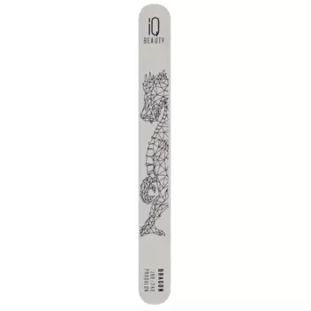 IQ BEAUTY Пилка-шлифовщик для нормальных и поврежденных ногтей Dragon 180/240 Prosalon Защищающий Дракон