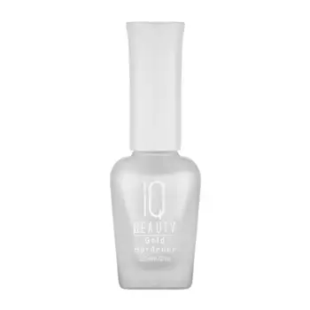 IQ BEAUTY Укрепитель для ослабленных и ломких ногтей с коллоидным золотом / Gold Hardener White 12,5 мл
