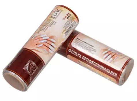 IRISK PROFESSIONAL Фольга профессиональная для снятия искусственных ногтей, толщина 16 мкм, 0.12*25 м