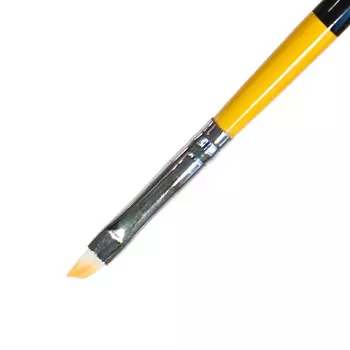 IRISK PROFESSIONAL Кисть скошенная для геля, искусственный ворс № 3