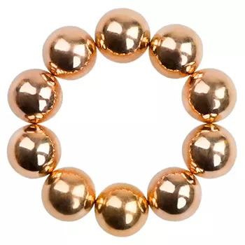 IRISK PROFESSIONAL Набор магнитных шариков для дизайна гель-лаком Кошачий глаз, 04 бронза 10 шт