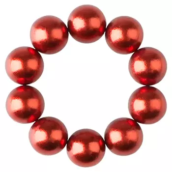 IRISK PROFESSIONAL Набор магнитных шариков для дизайна гель-лаком Кошачий глаз, 05 красные 10 шт