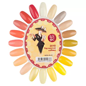 IRISK PROFESSIONAL Палитра цветов гель-лака АВС (101-120 номер) 1 шт