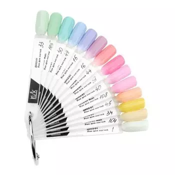 IRISK PROFESSIONAL Палитра цветов лака для ногтей веер Д602-01 / IRISK NEW 02, 14 цветов