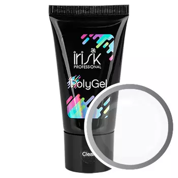 IRISK PROFESSIONAL Полигель для моделирования ногтей 02, в тубе / PolyGel Clear 30 г