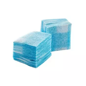 IRISK PROFESSIONAL Салфетки безворсовые 4 х 4 см, 03 голубые 750 шт