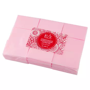 IRISK PROFESSIONAL Салфетки безворсовые супервпитывающие 4*6 см, 02 розовые 600 шт