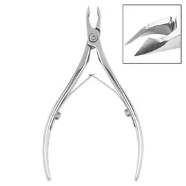 IRISK PROFESSIONAL Щипчики для кожи Premium KD-61, двойная пружина, регулируемый ход, длина лезвия 6 мм