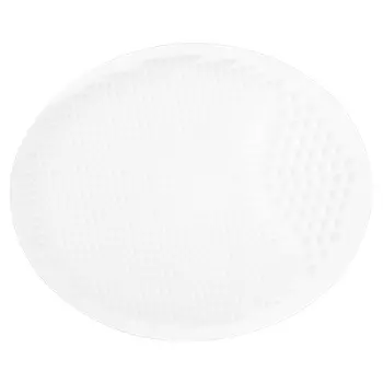 IRISK PROFESSIONAL Терка-скраб для лица/тела овальная, силиконовая, 01 белая