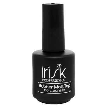 IRISK PROFESSIONAL Топ каучуковый матовый, без липкого слоя / Rubber Matt Top No Cleanser 18 мл