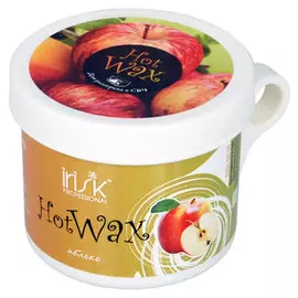 IRISK PROFESSIONAL Воск горячий в баночке для разогрева в СВЧ, зеленое яблоко 100 г