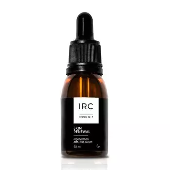 IRUSHKA RUS COSMETICS Пилинг-сыворотка с AHA/BHA кислотами / IRC SKIN RENEWAL regeneration AHA-BHA serum 25 мл