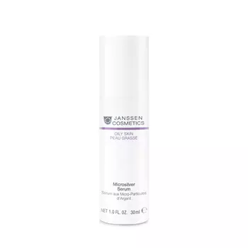 JANSSEN COSMETICS Сыворотка с антибактериальным действием для жирной, воспаленной кожи / Microsilver Serum OILY SKIN 30 мл