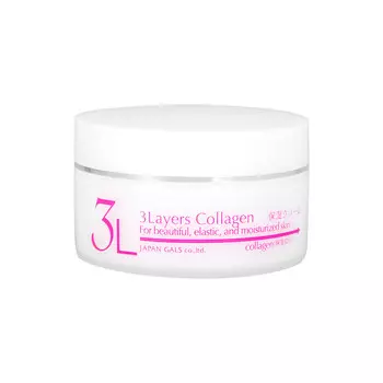 JAPAN GALS Крем увлажняющий 3 Слоя коллагена / 3LAYERS 60 г