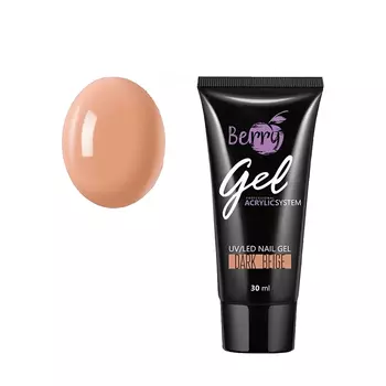 JESSNAIL Гель акриловый №011, темно-бежевый / JN Berry Gel Dark Beige 30 мл