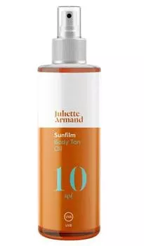 JULIETTE ARMAND Масло для интенсивного загара SPF 10 / Sunfilm 200 мл