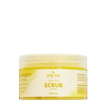 JULLY BEE Скраб-суфле увлажняющий для тела с ароматом ананаса / Jully Bee 300 гр