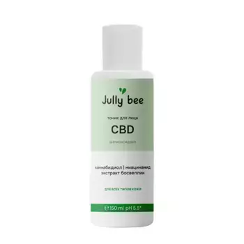 JULLY BEE Тоник для лица c CBD, ниацинамидом и экстрактом босвеллии / Jully Bee 150 мл