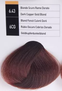 JUNGLE FEVER 6.43 крем-краска для волос / Dark Copper Gold Blond COLOR GUIDE 100 мл