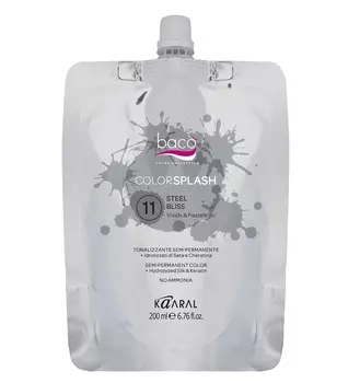 KAARAL 11 краситель полуперманентный, стальной / BACO COLOR STEEL BLISS 200 мл