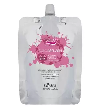 KAARAL 62 краситель полуперманентный, фуксия / BACO COLOR PASSION FUCHSIA 200 мл