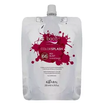 KAARAL 66 краситель полуперманентный, красный / BACO COLOR RED BLAST 200 мл