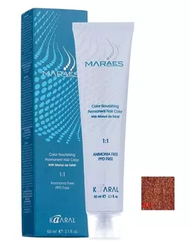 KAARAL 6.4 краска для волос, темный блондин медный / MARAES 60 мл