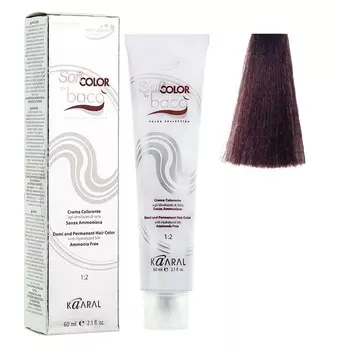 KAARAL 6.85 краска для волос, коричнево-махагоновый темный блондин / BACO COLOR 60 мл