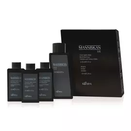 KAARAL Краска для волос и бороды, светло-коричневый - темный блондин + активатор красителя / MANNISKAN Color 5/6 light brown/dark blonde 3 х 50 мл + 150 мл