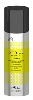 KAARAL Лак защитный сильной фиксации / STYLE Perfetto FIXER STRONG HOLD PROTECTIVE FINISHING SPRAY 100 мл