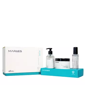 KAARAL Набор для повреждённых и тусклых волос (шампунь 250 мл + маска 500 мл + сыворотка 100 мл) MARAES Renew Care