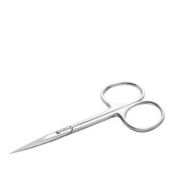 KAIZER Ножницы маникюрные, прямые, серебро, ручная алмазная заточка