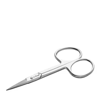 KAIZER Ножницы маникюрные, прямые, серебро, ручная алмазная заточка