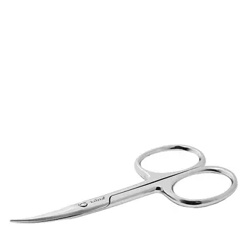 KAIZER Ножницы маникюрные, закругленные, серебро, ручная алмазная заточка