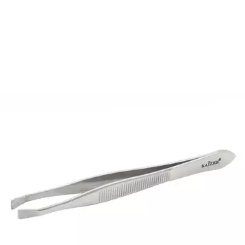 KAIZER Пинцет для бровей, прямой, серебро