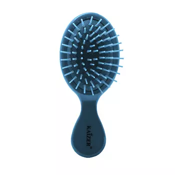 KAIZER Расческа массажная малая, пластик, лазурная