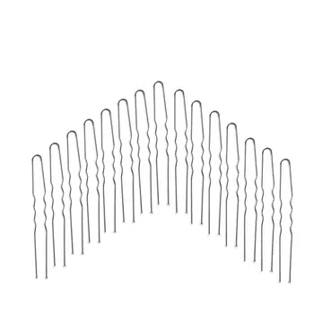 KAIZER Шпилька металлическая, серебро, 60 мм, 15 шт