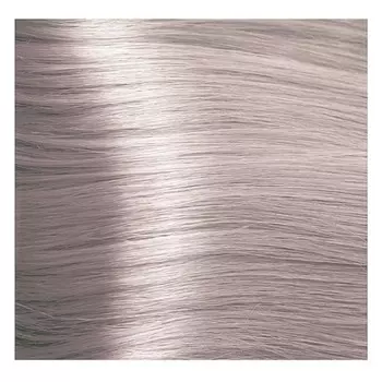 KAPOUS 10.02 крем-краска для волос с гиалуроновой кислотой, платиновый блондин прозрачный фиолетовый / HY 100 мл