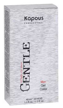 KAPOUS 4 гель-краска для мужчин, коричневый (без аммония) / Gentlemen 2*40 мл
