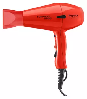 KAPOUS Фен профессиональный Kapous Tornado 2500, красный