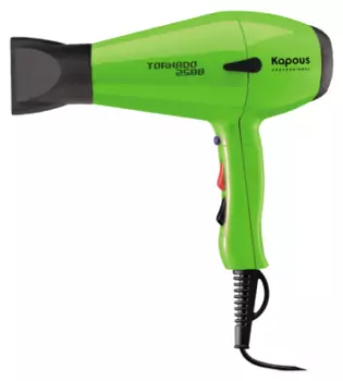 KAPOUS Фен профессиональный Kapous Tornado 2500, зеленый