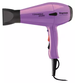 KAPOUS Фен профессиональный Kapous Tornado 2500, сиреневый