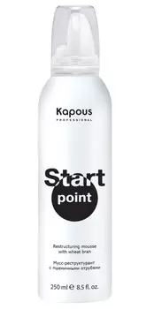 KAPOUS Мусс-реструктурант с пшеничными отрубями / Start Point 250 мл