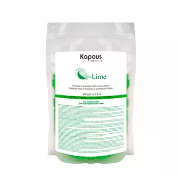 KAPOUS Воск гелевый с ароматом Лайм в гранулах / Depilation 400 г