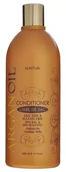 KATIVA Кондиционер увлажняющий с маслом арганы для волос / ARGANA 500 мл