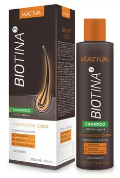 KATIVA Шампунь с биотином против выпадения волос / BIOTINA 250 мл