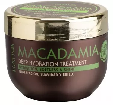 KATIVA Уход интенсивный увлажняющий для волос / MACADAMIA 500 мл