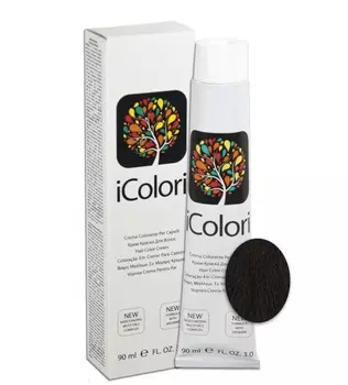 KAYPRO 2 краска для волос, черно-коричневый / ICOLORI 90 мл