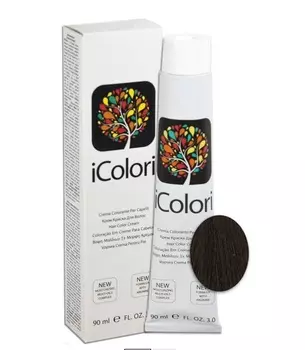 KAYPRO 4 краска для волос, коричневый / ICOLORI 100 мл